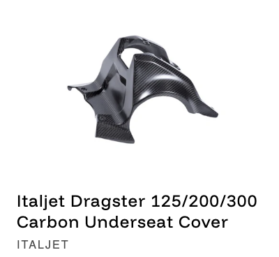 Carbon Underseat Cover