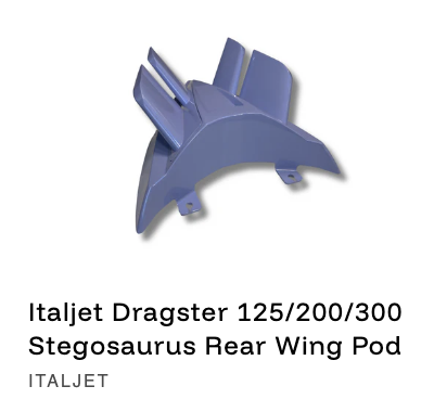 Stegosaurus Rear Wing Pod